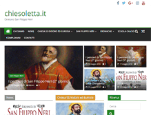 Tablet Screenshot of chiesoletta.it